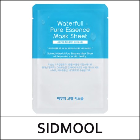 [SIDMOOL] ★ Sale 42% ★ (i) Waterfull Pure Essence Mask Sheet 22g * 5ea / 3601() / 1,260 won(10) / 재고
