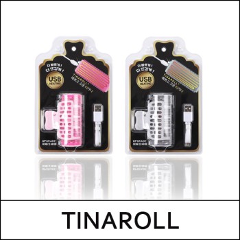 [TINAROLL] ★ Big Sale 60% ★ TINAROLL+ 1ea / Hair roll / Hair Curler / USB heating / 13,900 won(16) / Grey sold out