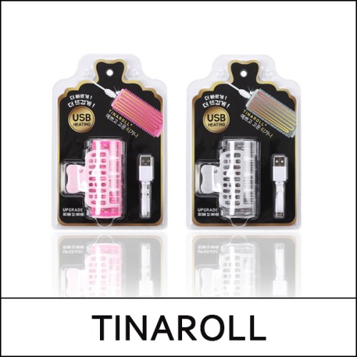 [TINAROLL] ★ Big Sale 60% ★ TINAROLL+ 1ea / Hair roll / Hair Curler / USB heating / 13,900 won(16) / Grey sold out