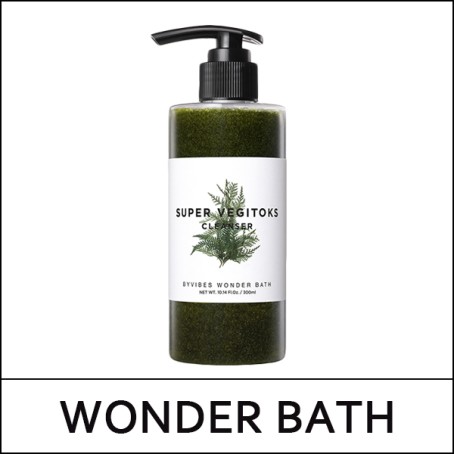 [WONDER BATH] (jh) Super Vegitoks Cleanser 300ml / Green / 슈퍼 베지톡스 클렌저 / Box 24 / 77/2702(4) / 8,600 won(R) / S