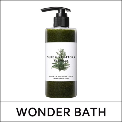 [WONDER BATH] (jh) Super Vegitoks Cleanser 300ml / Green / 슈퍼 베지톡스 클렌저 / Box 24 / 77/2702(4) / 8,600 won(R)