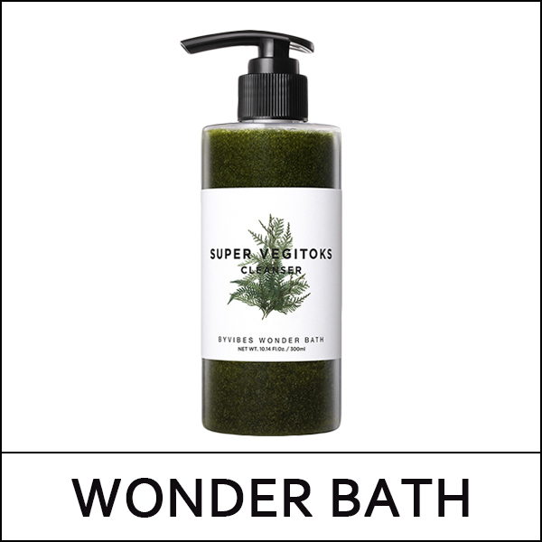 [WONDER BATH] (jh) Super Vegitoks Cleanser 300ml / Green / 슈퍼 베지톡스 클렌저 / Box 24 / 77/2702(4) / 8,600 won(R) / S