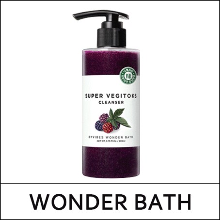 [WONDER BATH] (jh) Super Vegitoks Cleanser 300ml / Purple / 슈퍼 베지톡스 클렌저 / Box 24 / 28/7715(4) / 8,900 won(R)