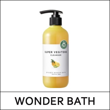 [WONDER BATH] (jh) Super Vegitoks Cleanser 300ml / Yellow / 슈퍼 베지톡스 클렌저 / Box 24 / (lt) 37 / 0850(4) / 8,200 won(R) / Sold Out