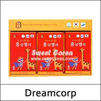 [Dreamcorp] (jj) Korea Red Ginseng Jelly for Kids (15g*30ea) 1 Pack / 꾸러기 튼튼 홍삼 젤리 / 561(51)/341(31)03(1.3) / 18,500 won(R)