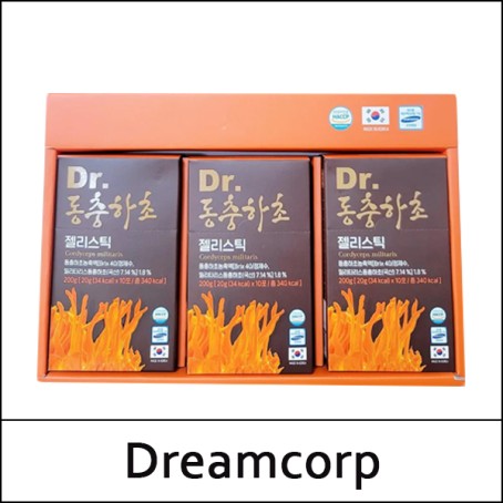 [Dreamcorp] (jj) Dr. Cordyceps Militaris Jelly Stick (20g*30ea) 600g / 동충하초 젤리스틱 / 831(521)15(1.7) / 15,900 won(R) / sold out