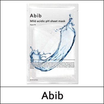[Abib] ★ Sale 65% ★ (bo) Mild Acidic pH Sheet Mask Aqua Fit (30ml*10ea) 1 Pack / Box 30 / (j) 141(821) / 82101(4) / 40,000 won(4)