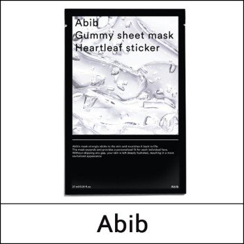[Abib] (bo) Gummy Sheet Mask Heartleaf Sticker (27ml*10ea) 1 Pack / Box 24 / (jh) / (j) 21 / 61101(4) / 12,800 won(R)