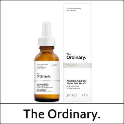 [the ordinary.] ★ Sale 5% ★ (b) Ascorbic Acid 8% + Alpha Arbutin 2% 30ml / 아스코빅 애씨드 8% + 알파 알부틴 2% / Box 120 / (oy) / 721(15R)95 / 15,200 won(15) / Sold Out
