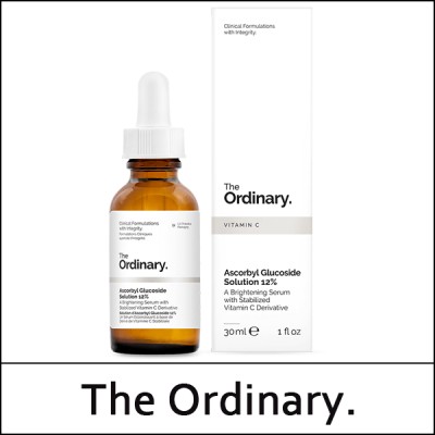 [the ordinary.] ★ Sale 5% ★ (oy) Ascorbyl Glucoside Solution 12% 30ml / 글루코사이드 솔루션 12% / Box 120 / (cu) 322 / 30250() / 22,500 won(16)