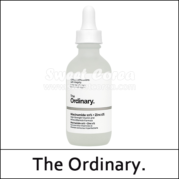 [the ordinary.] (oy) Niacinamide 10% + Zinc 1% 60ml / EXP 2027.04 / Big Size / (cu) 101 / (bo) 701 / 24199(11) / 9,000 won(R)