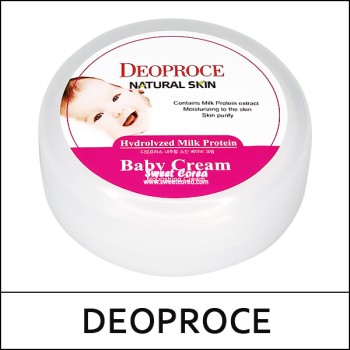 [DEOPROCE] (ov) Natural Skin Baby Cream 100g / Box 100 / 32(12)08(9) / 4,000 won(R) / 면장