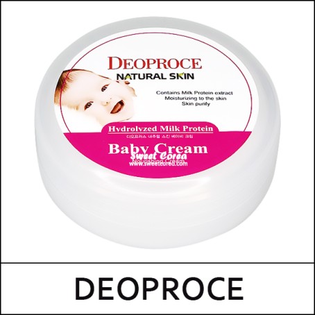 [DEOPROCE] (ov) Natural Skin Baby Cream 100g / Box 100 / 32(12)08(9) / 4,000 won(R) / 면장