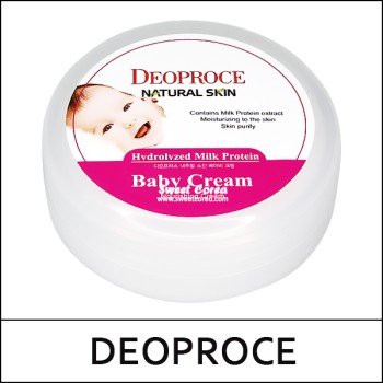 [DEOPROCE] (ov) Natural Skin Baby Cream 100g / Box 100 / 32(12)08(9) / 4,000 won(R) / 면장