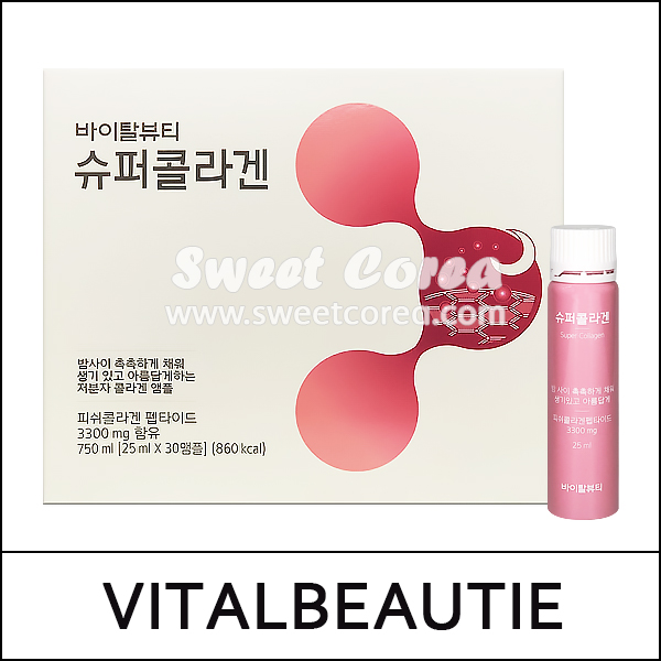 [VITAL BEAUTIE] ★ Bulk ★ (jj) Super Collagen (25ml*30ea) * 4 Box / Out Box(4ea) / 46,000 won(6.3) / sold out