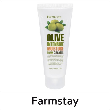 [Farmstay] (a) Olive Intensive Moisture Foam Cleanser 100ml / EXP 2027.03 / 310499(10) / 1,300 won(R)