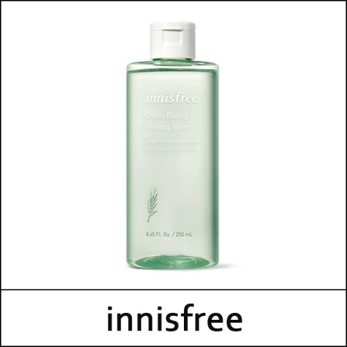 [innisfree] (tt) Green Barley Peeling Toner 250ml / EXP 2026.10 / 99(6) / 7,000 won(R)