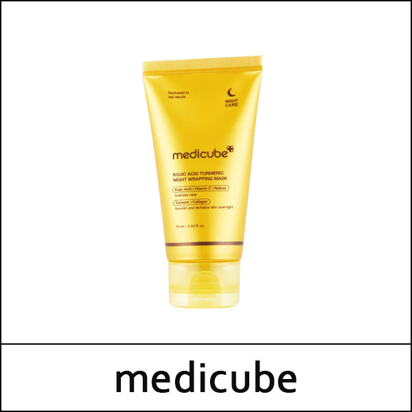 [medicube] (bo) Kojic Acid Turmeric Night Wrapping Mask 75ml / Box 80 / 671(61)/281(561)50(12) / 18,700 won(R)