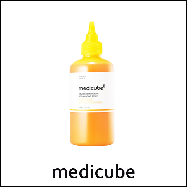 [medicube] (bo) Kojic Acid Turmeric Resurfacing Toner 250ml / 531(221)15(5) / 15,500 won(R) / S