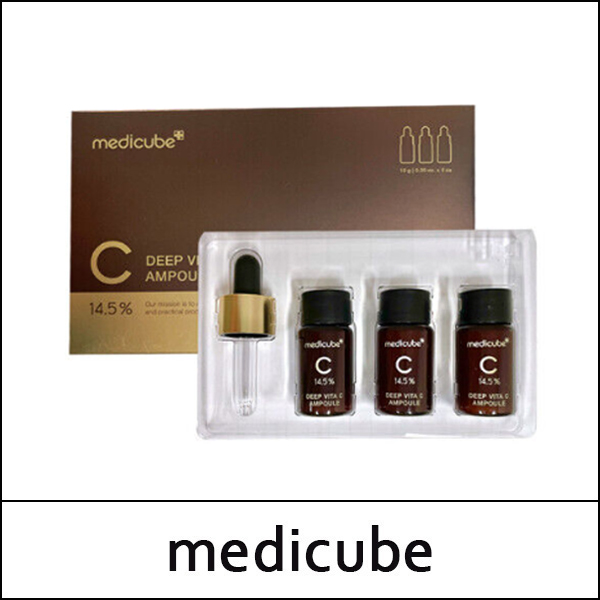 [medicube] (bo) Deep Vita C Ampoule (10g*3ea) 1 Pack / 402(581)50(11) / 21,600 won(R)