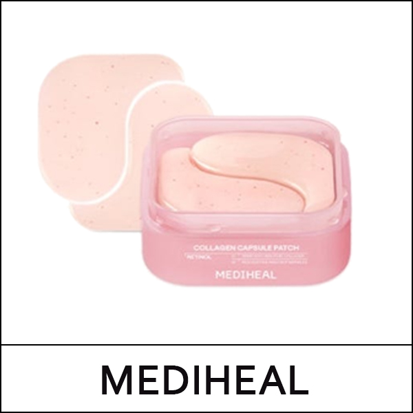 [MEDIHEAL] ★ Sale 34% ★ (oy) Retinol Collagen Capsule Patch 60ea(96g) / Eye Patch / New 2026 / (cu) / 541(931)/841(431)50(6) / 23,000 won() / 부피무게