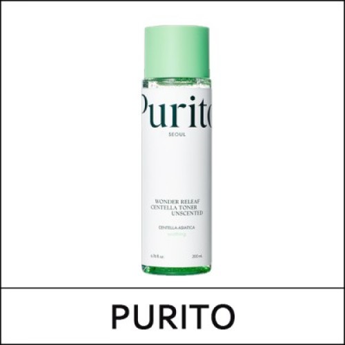[PURITO] ★ Sale 46% ★ (bo) Purito Seoul Wonder Releaf Centella Toner Unscented 200ml / Box 18/54 / 621/23150(6) / 26,000 won()