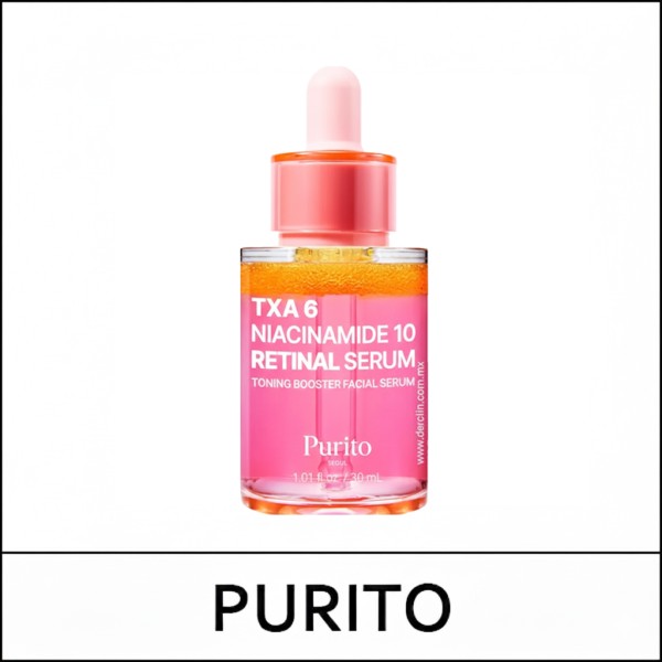 [PURITO] (bo) Purito Seoul TXA 6 Niacinamide 10 Retianl Serum 30ml / Box 64/192 / (jn) 741 / (j) 62150(10) / 13,600 won(R)