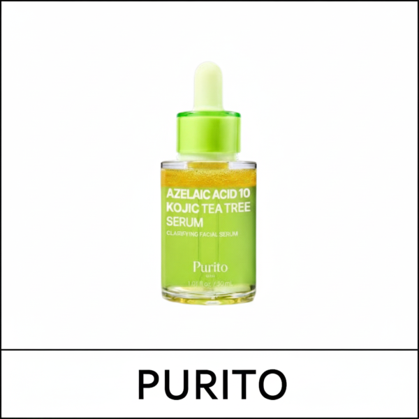 [PURITO] (bo) Purito Seoul Azelaic Acid 10 Kojic Tea Tree Serum 30ml / Box 64/192 / (sc) 351 / (boL) / 62150(10) / 13,600 won(R)