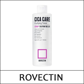 [ROVECTIN] (sc) Cica Care Purifying Toner 260ml / EXP 2026.04 / 10199(6) / 6,000 won(R)