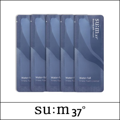 [SU:M37°] SUM (sg) Water-Full Amino Foam Cleanser 1ml*120ea(120ml) / 11(01)02(7) / 13,200 won(R)