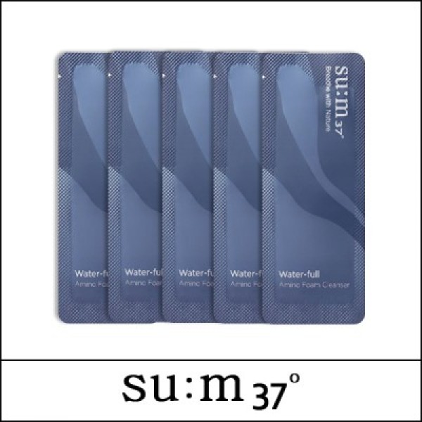 [SU:M37°] SUM (sg) Water-Full Amino Foam Cleanser 1ml*120ea(120ml) / 11(01)02(7) / 13,200 won(R) / S