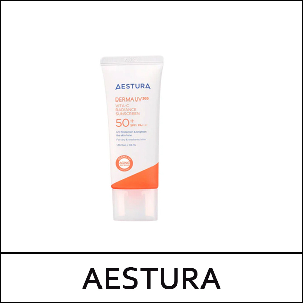[AESTURA] (bo) Derma UV 365 Vita-C Radiance Sunscreen 20ml / Mini / 62(32)/22(02)45(24) / 3,200 won(R) / S
