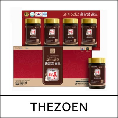 [THEZOEN] (sg) Korean 6 Years Red Ginseng Extract Gold (240g*4ea) 1 Pack / 고려 6년근 홍삼정 골드 / (bo) 341(31)/451(41)01(3kg) / 17,500 won(R)