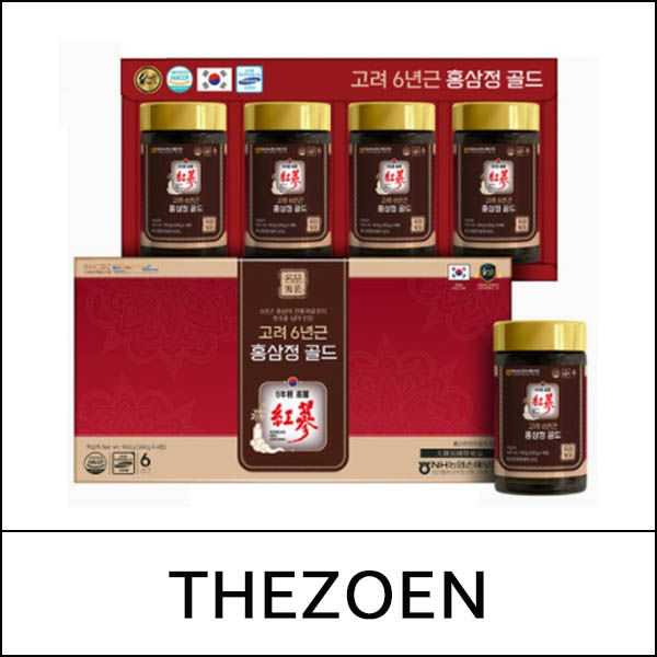 [THEZOEN] (sg) Korean 6 Years Red Ginseng Extract Gold (240g*4ea) 1 Pack / 고려 6년근 홍삼정 골드 / (bo) 341(31)/451(41)03(2.6kg) / 20,000 won(R)