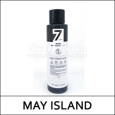 [MAY ISLAND] ★ Sale 74% ★ (s) 7 Days Secret Peptide 8 Plus Toner 155ml / Box 50 / 27(7R)25 / 32,000 won(7R)