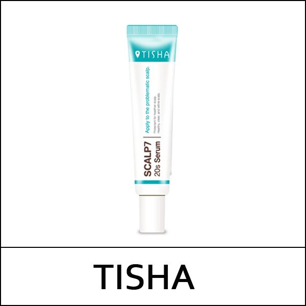 [TISHA] (jh) Scalp7 20s Seum 15g / EXP 2027.04 / Box 180 / 28(67)99(20) / 5,000 won(R) / 부피무게