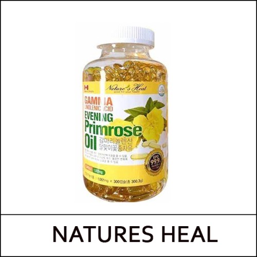 [NATURE'S HEAL] (jj) Gamma Linolenicacid Evening Primrose Oil (1,001mg * 300cap) 1 Bottle / 감마리놀렌산 달맞이꽃종자유 / 902(91)01(0.7) / 23,000 won(R)