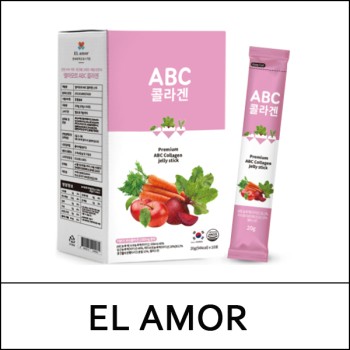 [EL AMOR] (bo) Premium ABC Collagen Jelly Stick (20g*10ea) 1 Pack / 4401(7) / 4,840 won(R) / 날짜