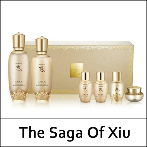 [The Saga Of Xiu] ★ Sale 62% ★ (sg) Ultimare Youth Rejuvenating Skincare 2items Set / 천혜진경 2종 / 278(297)50(1.8) / 240,000 won() / S