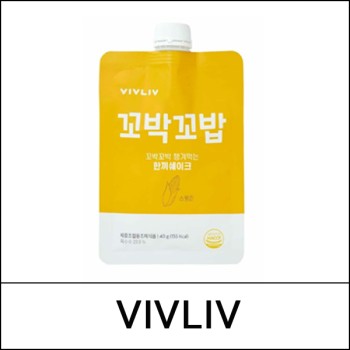 [VIVLIV] Kkobak Kkobab 40g / #Sweet Corn / (oy) 33(03) / 1302(15) / 3,700 won(R)