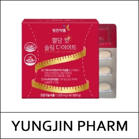 [YUNGJIN PHARM] (sg) Blood Sugar Cut Slim Diet (1000mg*60ea) 1 Pack / 46(58)/66(06)01(6) / 7,300 won(R)