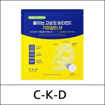 [C-K-D] CKD (bo) Vita C Teca Blemish Shot Mask (34g*4ea) 1 Pack / 0901(5) / 10,000 won(R) / 부피무게