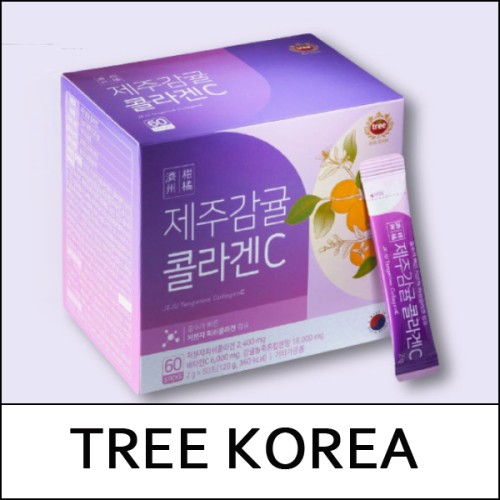 [Tree Korea] (sg) Jeju Tangerine Collagen C (2g*60ea) 1 Pack / (bo) 88(08) / 68(87)50(3) / 9,200 won(R) / 부피무게