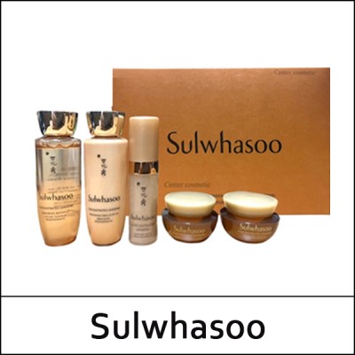 [Sulwhasoo] (sg) Concentrated Ginseng Anti-Aging Kit (5 Items) / 자음생 안티에이징 키드 (5종) / New 2025 / 231(21)01(9) / 14,500 won(R)