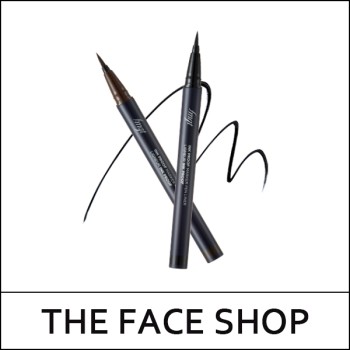 [THEFACESHOP] (hp) fmgt Ink Proof Maker Pen Liner 0.6g / #01 Black Proof / EXP 2026.01 / 99(50) / 1,000 won(R)