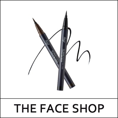 [THEFACESHOP] (hp) fmgt Ink Proof Maker Pen Liner 0.6g / #01 Black Proof / EXP 2026.01 / 99(50) / 2,000 won(R)