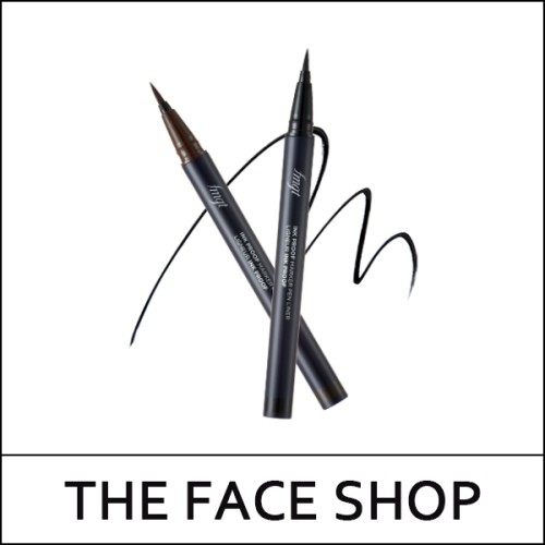 [THEFACESHOP] (hp) fmgt Ink Proof Maker Pen Liner 0.6g / #01 Black Proof / EXP 2026.01 / 99(50) / 2,000 won(R)