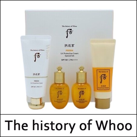 [The History Of Whoo] ★ Sale 58% ★ (sg) Gongjinhyang Fresh UV Protective Cream Special Set / Jin Hae Yoon / 프레쉬 선 / (a) 802 / 271(651)/102(281)(5R)415 / 52,000 won()