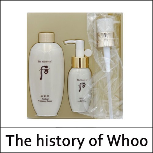[The History Of Whoo] ★ Sale 57% ★ (sg) Cheongidan Radiant Cleansing Foam Special Set (200ml+50ml) / Hwahyun / 화현 / 132(12)/452(132)(3R)43 / 70,000 won()