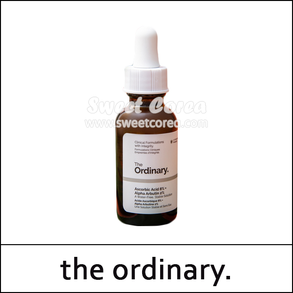 [the ordinary.] ★ Sale 10% ★ (oy) Alpha Arbutin 2% + HA 30ml / Small Size / 알파 알부틴 2% / Box 120 / (cu) 331/571 / 85199(15) / 17,500 won(15) / S